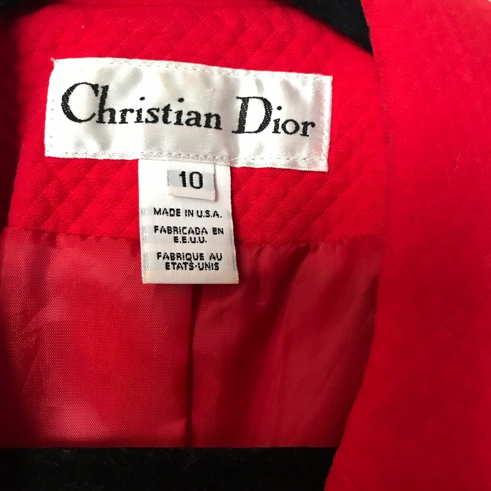 Christian Dior red blazer ❤️❤️ - Picture 5 of 6